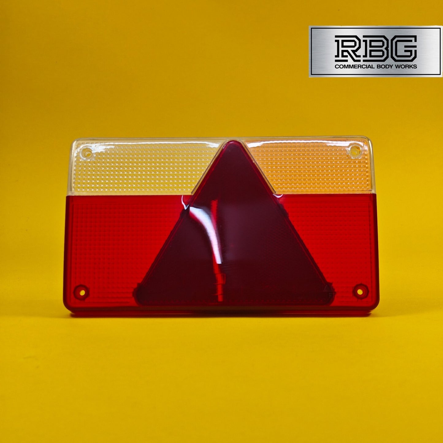 Replacement Lens Rear Light RIGHT for AJBA FP.80 with Orange Reflector Trailer
