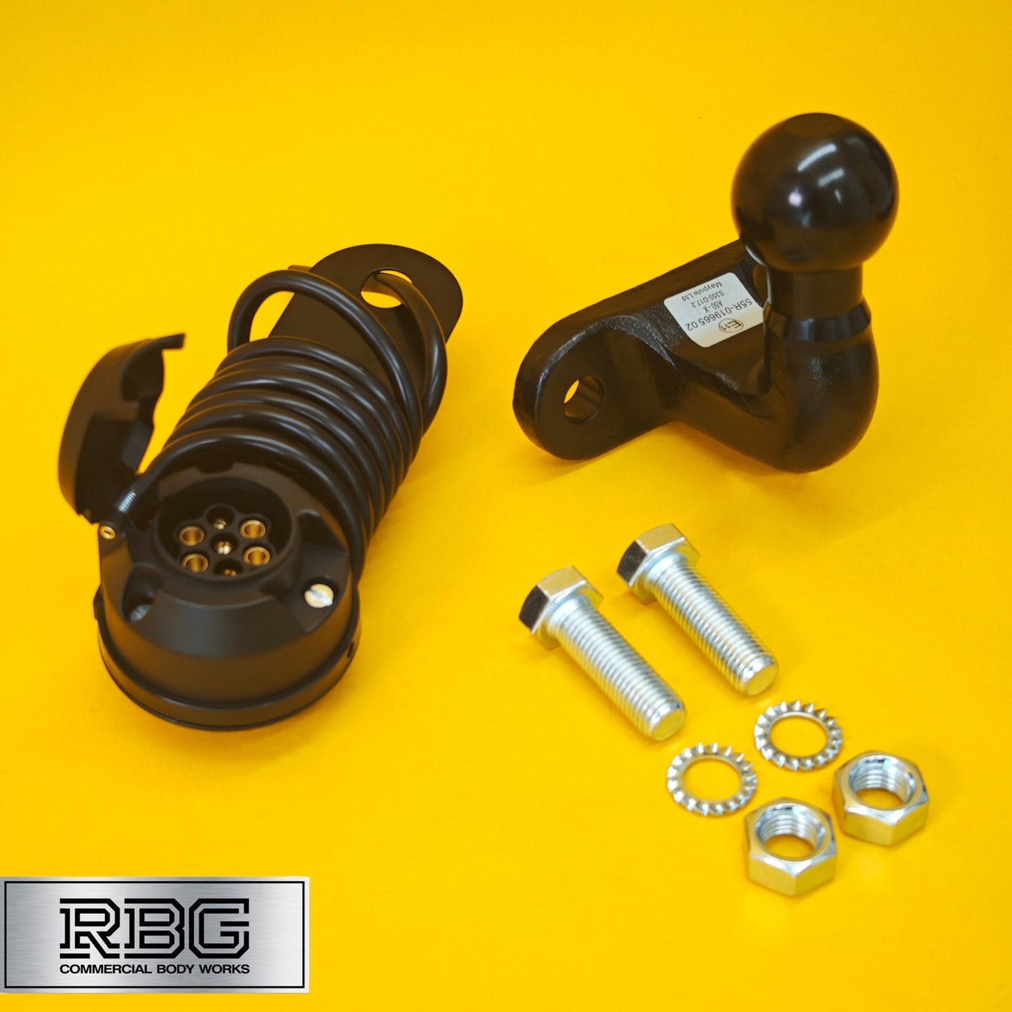 ALKO Towball + Socket Assembly 12N 7 Pin High Reach Tow Ball for AL-KO Caravan