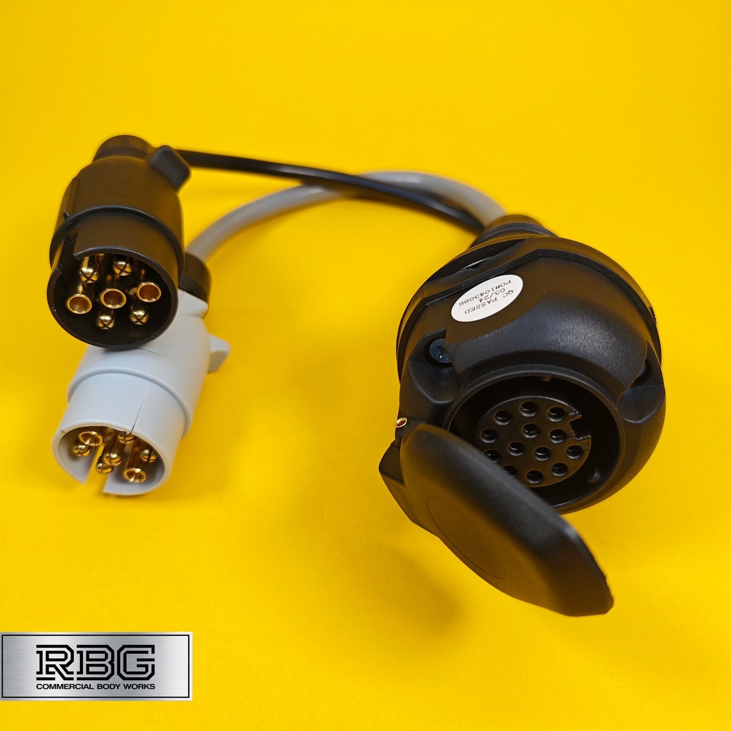 7 Pin to 13 Pin Adaptor Plugs to Socket Lead 12NS Towing Vehicle Trailer Caravan