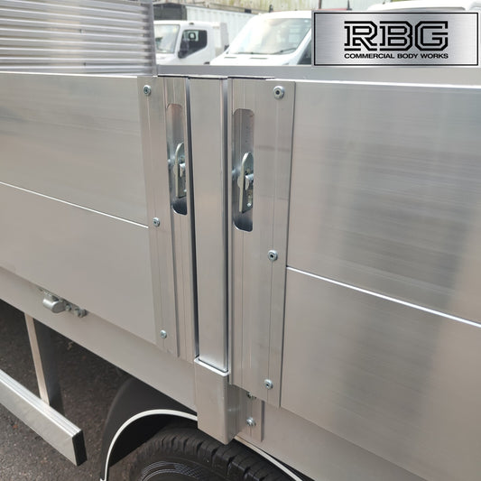 2x Dropside Centre Pillars Aluminium Trailer Vehicle Truck Tailgate Plank 400mm