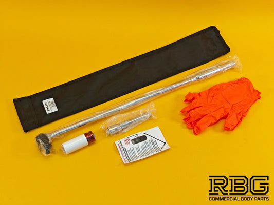 Vehicle Wheel Brace Kit 21mm Pro Sleeved Socket Protective Gloves Extension Bar