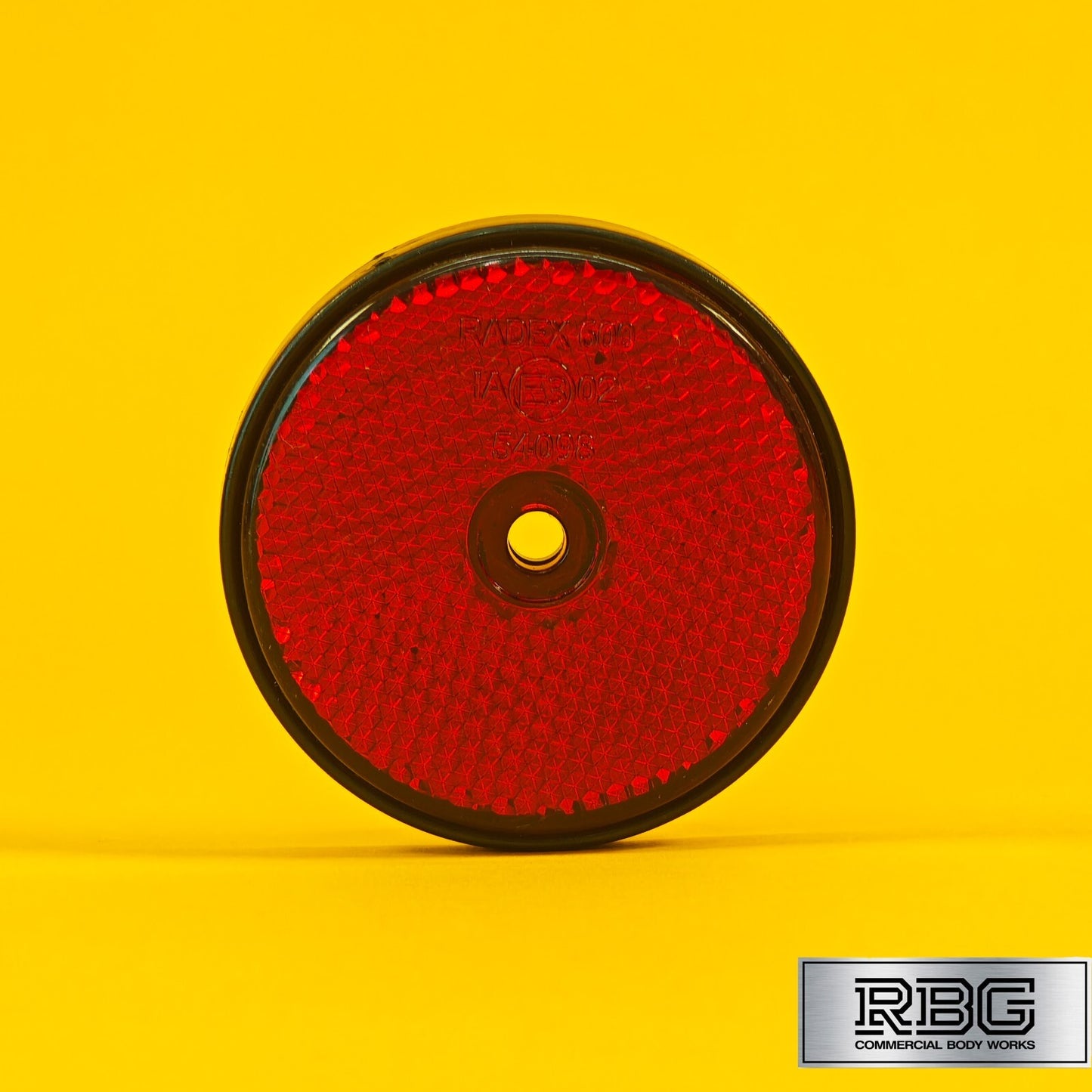 Round Red Reflector Radex 60mm Rear Lighting for Trailer Caravan Horsebox UK