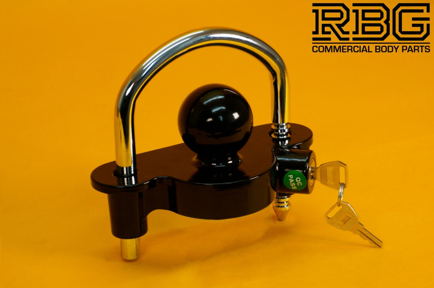Trailer Hitch Lock 50mm Coupling Universal Heavy Duty Security Coupler Tow Ball