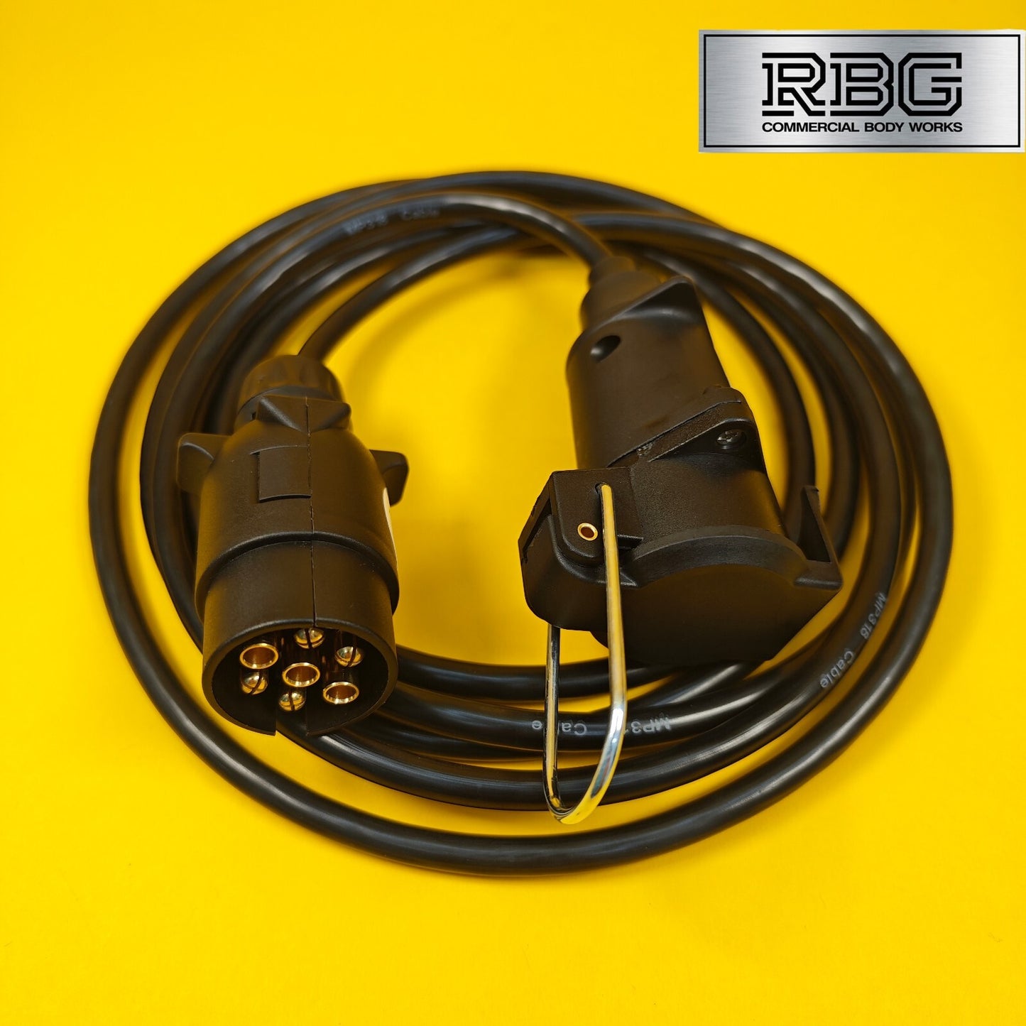 Extension Lead 7 Pin Plug To 7 Pin Flying Socket 3m Towing Cable Trailer 12V