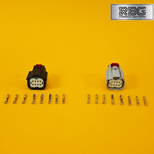 Ford Transit MK8 Wiring Loom Plugs Black & Grey Tail Light Lamp Tipper Recovery