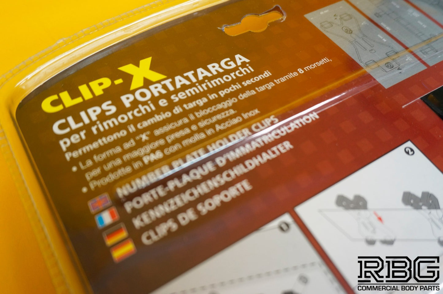 Number Plate Clips PAIR Spring Loaded Quick Release Holder Car Trailer Caravan