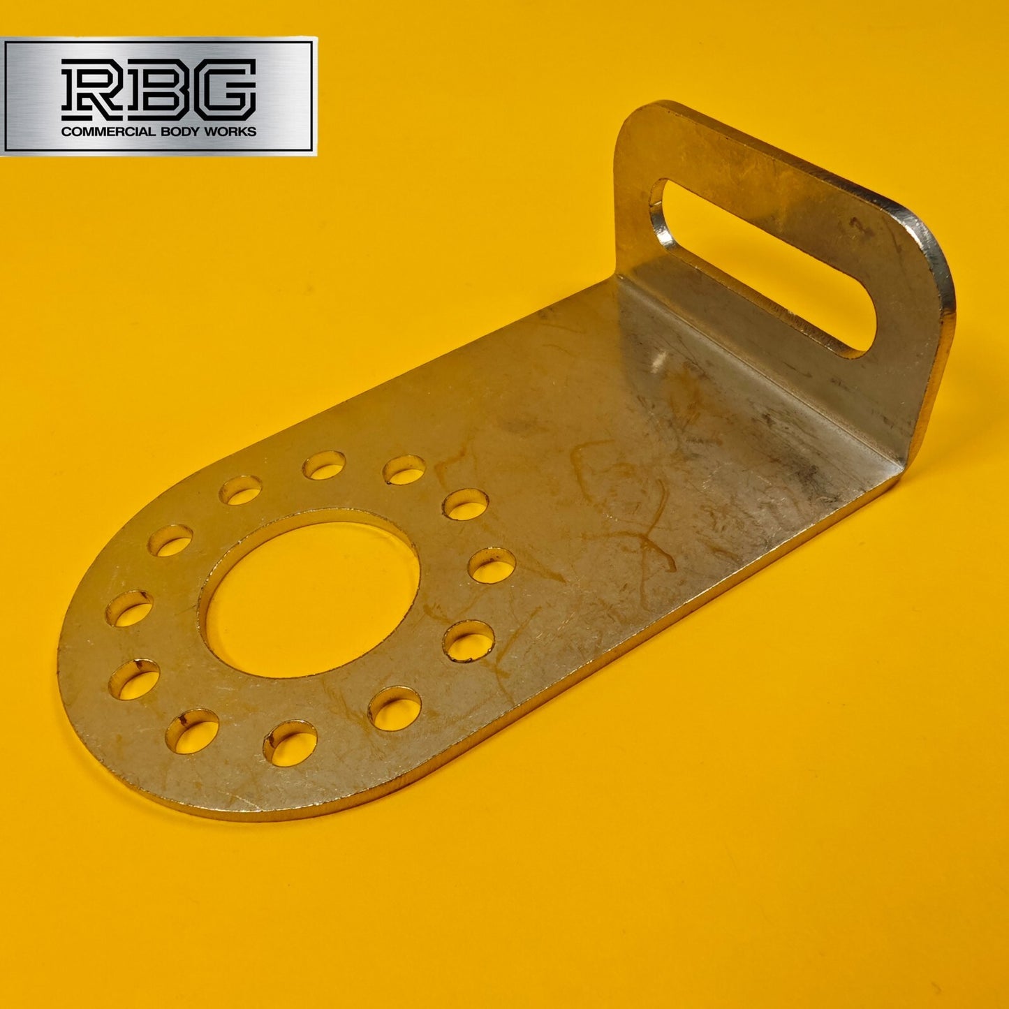 Right Angle Towbar Socket Plate 7 or 13 Pin Heavy Duty Mounting Trailers No Slot