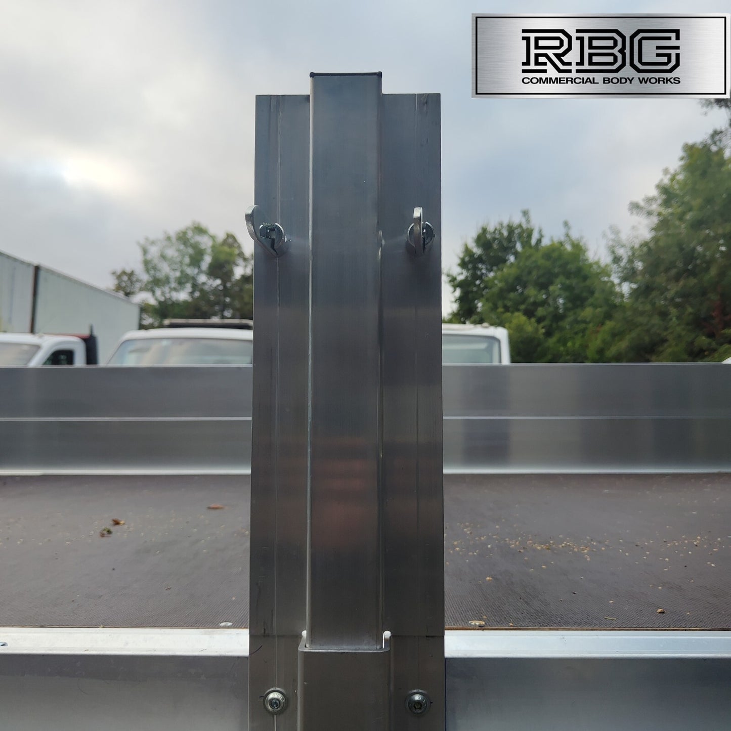 2x Dropside Centre Pillars Aluminium Trailer Vehicle Truck Tailgate Plank 400mm