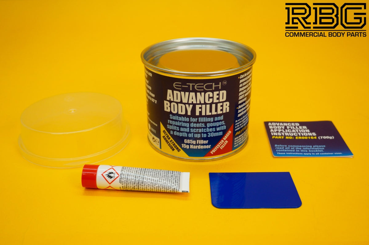 Advanced Body Filler Car Bodywork Anti Rust Dent Gouge Splits Scratches Repair