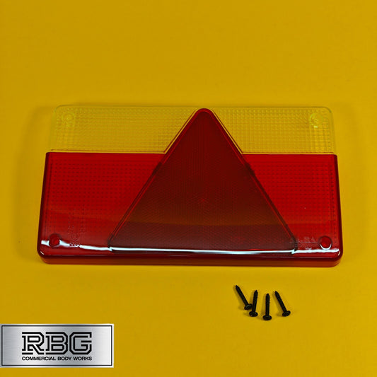 Replacement Lens Rear Light RIGHT for AJBA FP80 To Fit Erde Daxara Trailer Italy