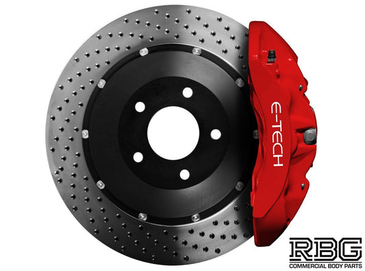 Brake Caliper Paint Kit RED Paint + Cleaner + Brush E-TECH For Car Vehicle UK