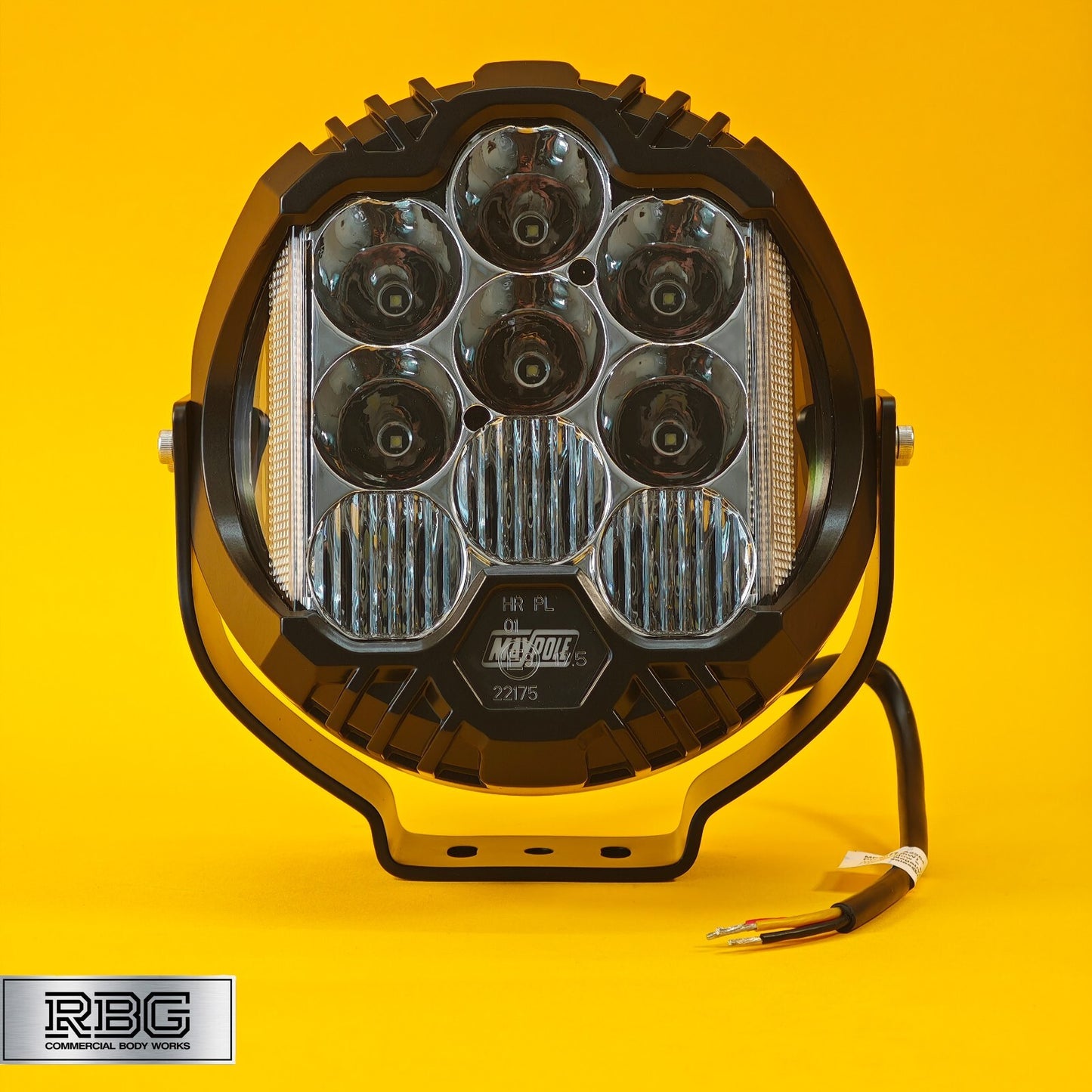 LED Driving Light 9" Inch Spot Flood Dual Beam Long Distance Round Light 12/24V