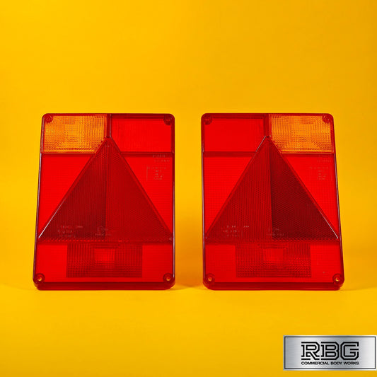 Replacement Lens Light PAIR LEFT & RIGHT Radex 6800 5 Function Lamp for Trailer