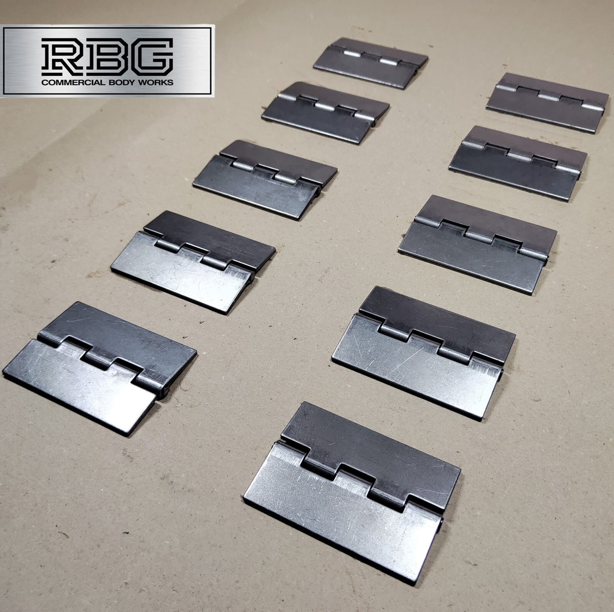 Double Flap Steel Hinges HEAVY DUTY Weld-on 4" 100mm Butt Truck Trailer Cage