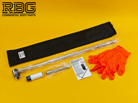 Vehicle Wheel Brace Kit 17mm Pro Sleeved Socket Protective Gloves Extension Bar