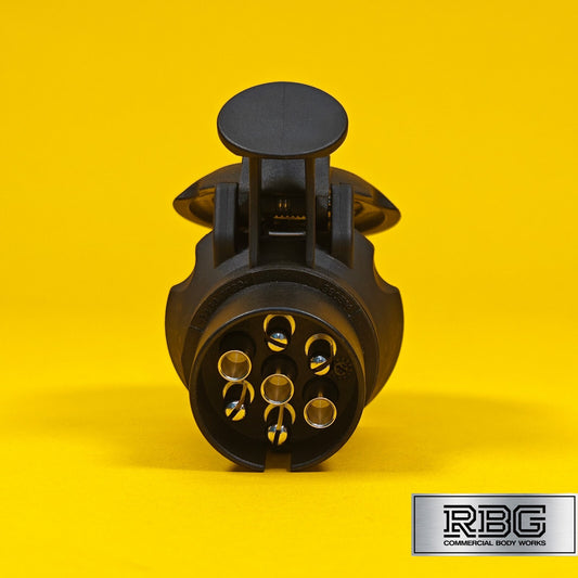 7 Pin to 13 Pin Adaptor Professional Trailer Caravan Towing Nickel Socket Plug