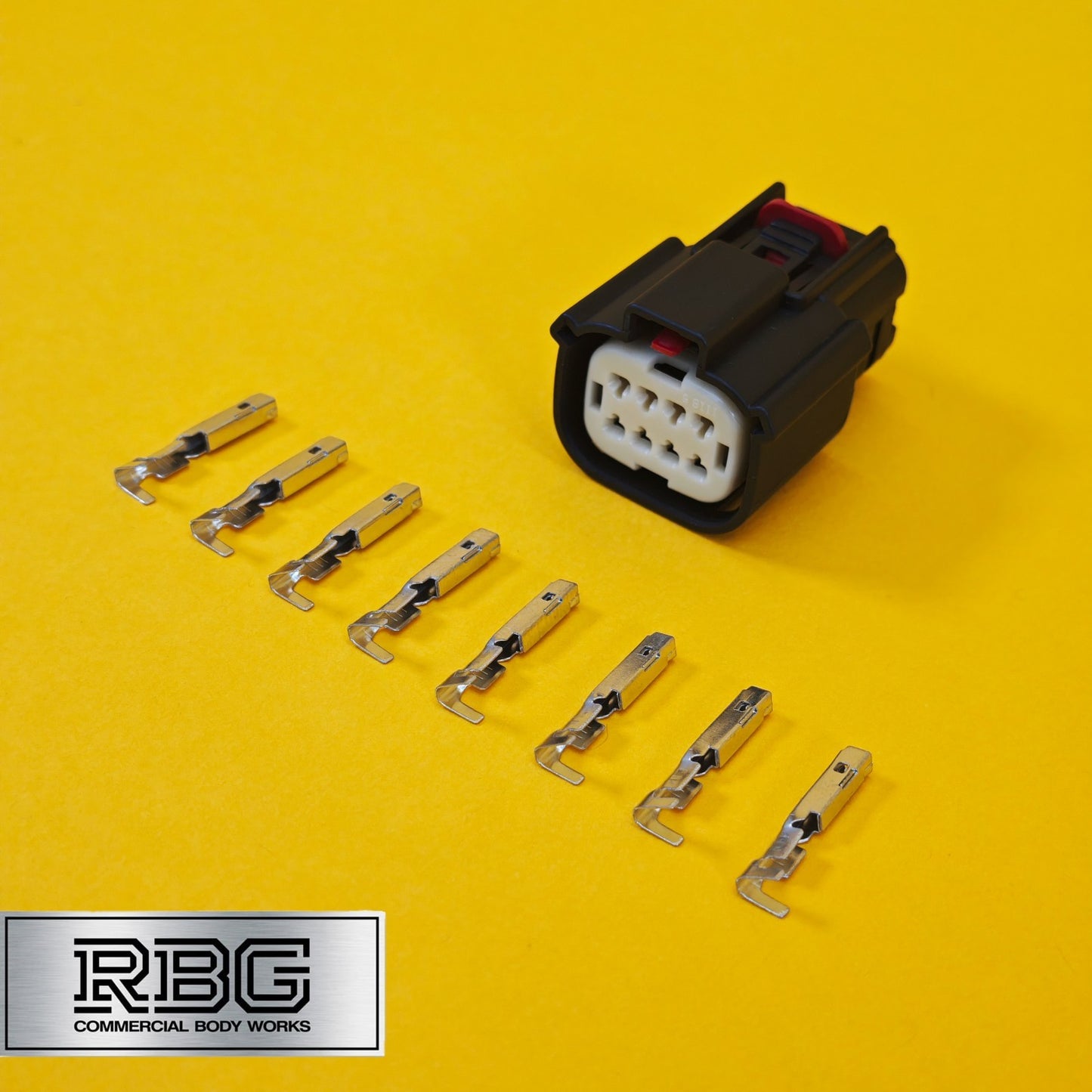 Ford Transit MK8 Wiring Loom Plug Black for Tail Light Lamp Tipper Recovery 8Pin