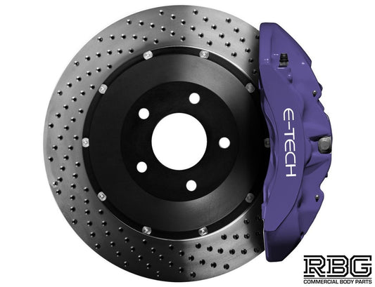 Brake Caliper Paint Kit VIOLET Paint + Cleaner + Brush E-TECH For Car Vehicle UK