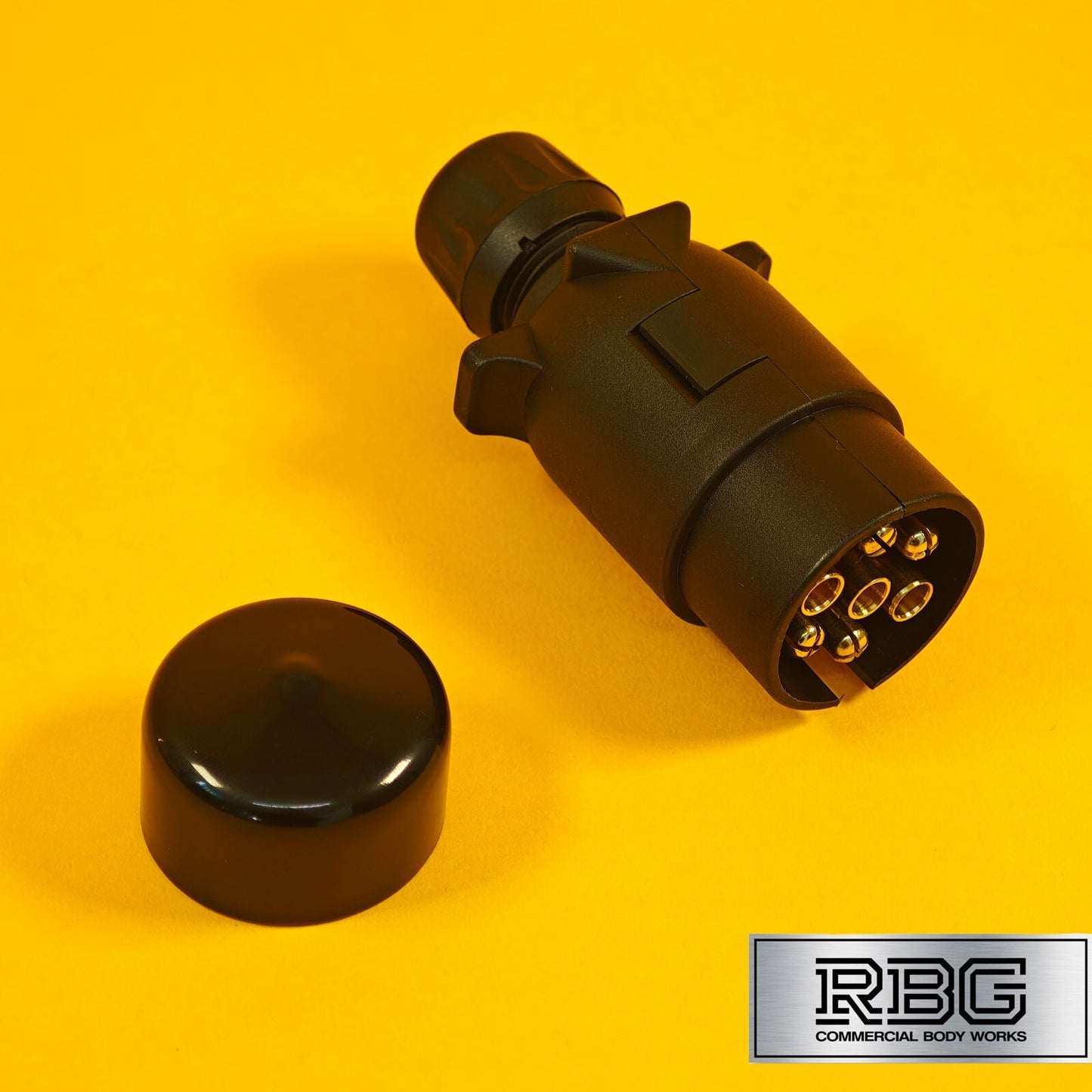 Plastic Plug & Cover SET 12N Type 7 Pin for Towing Trailer Caravan Horsebox PVC