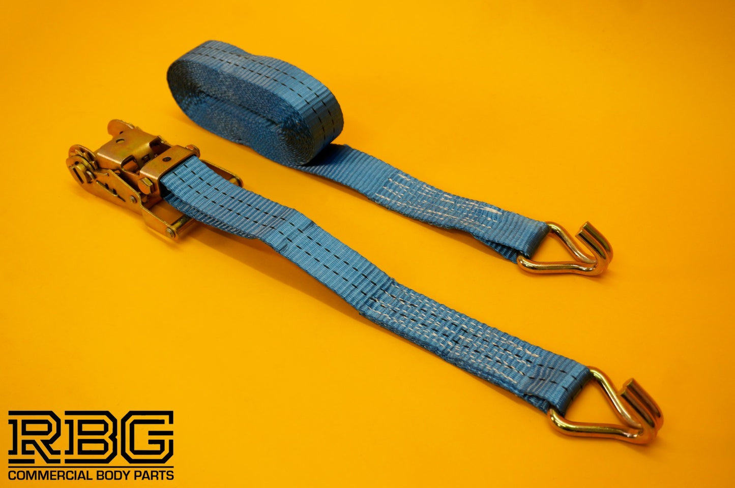 Tie Down Ratchet Strap 6m 2Ton Hi-Vis Blue Recovery Safety Strap Cargo Lashing