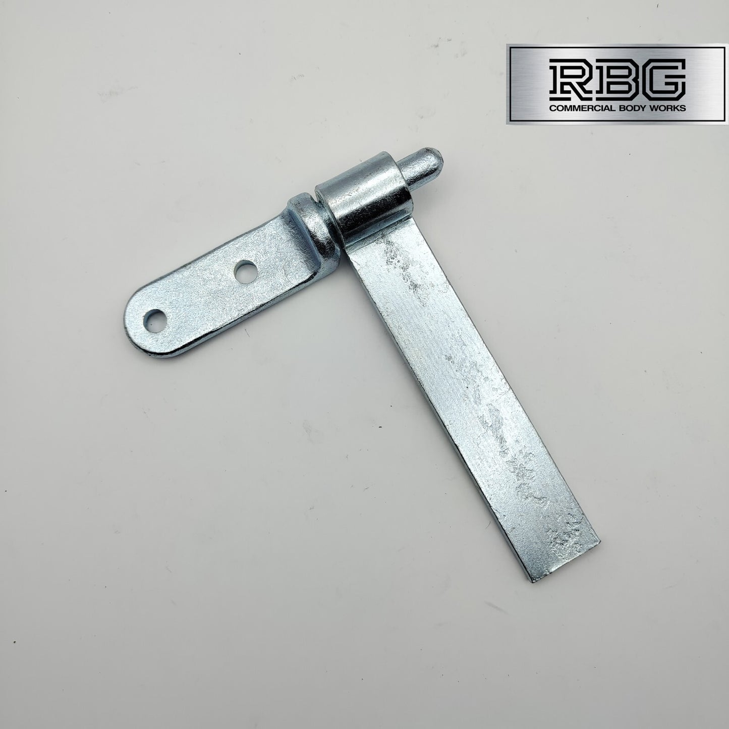 1x Straight Hinge & Gudgeon Pin Set ZP Trailer Truck Tipper Tailgate Dropside