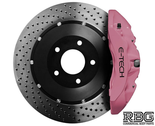 Brake Caliper Paint Kit PINK Paint + Cleaner + Brush E-TECH For Car Vehicle UK