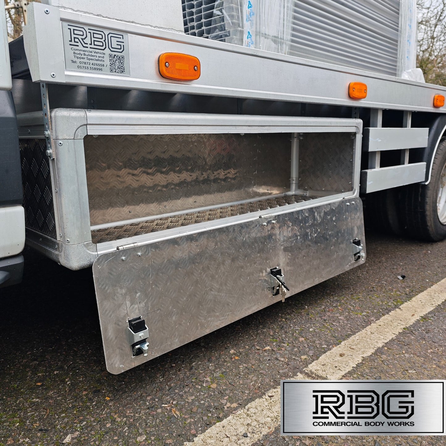 Toolbox Storage Box Lockable for Recovery Vehicle Aluminium Trucks FREE POSTAGE!