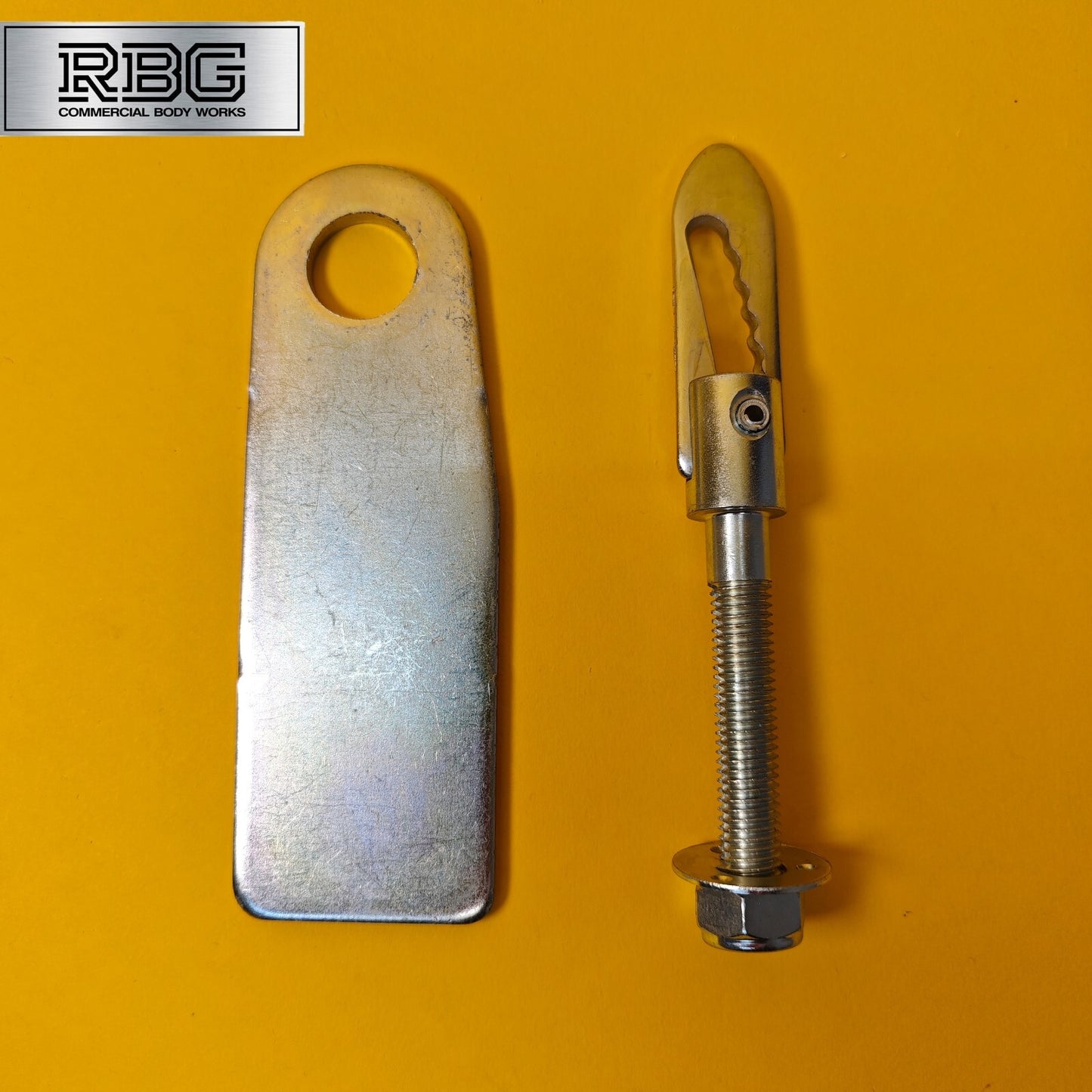 Tail Gate Fixings Pin Set - Antiluce Fastener M12 x 64mm BO & Eye Plate ZP