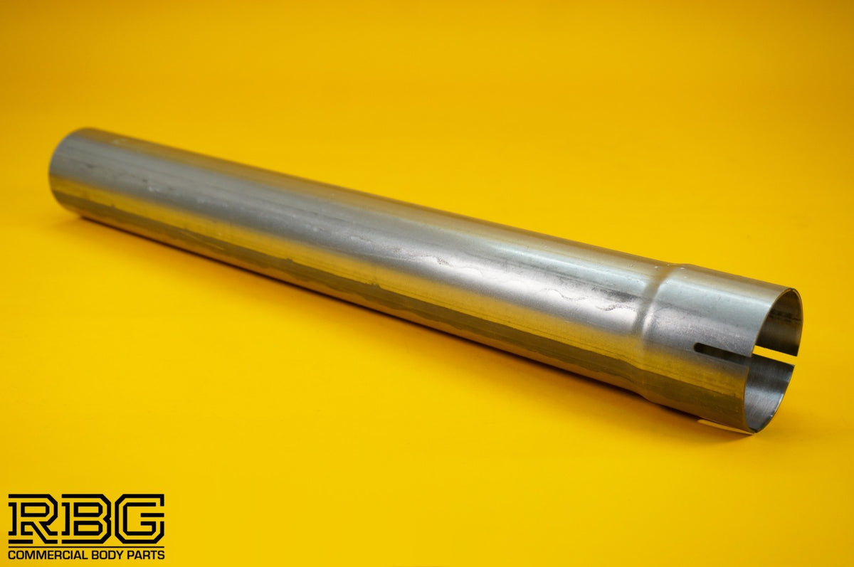 Exhaust Pipe Repair Section Tube Expanded Swaged Fit 500mm Long - VARIOUS SIZES