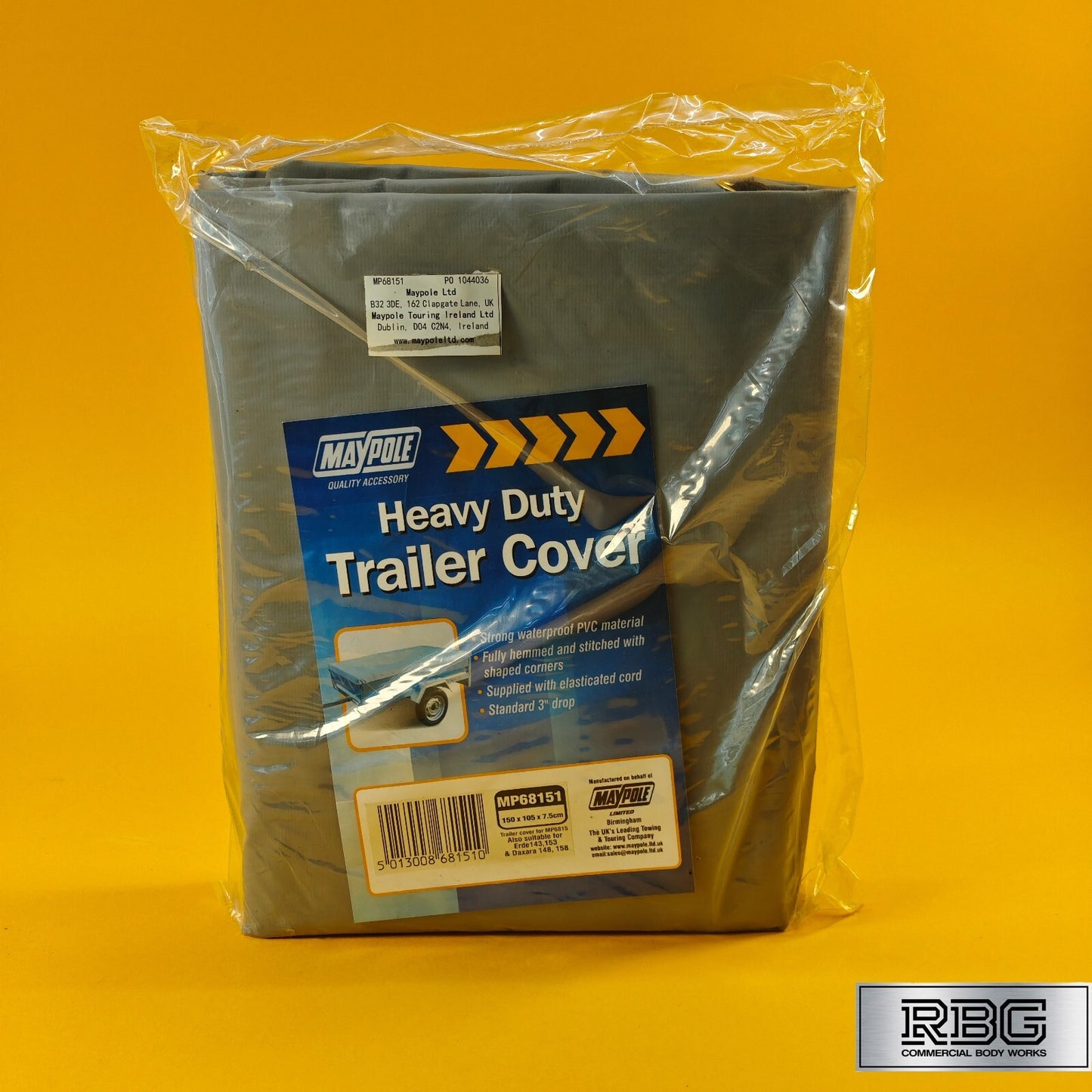 Trailer Flat Cover Fits Erde 143 153 Maypole MP6815 & Daxara 148 158 Trailers UK
