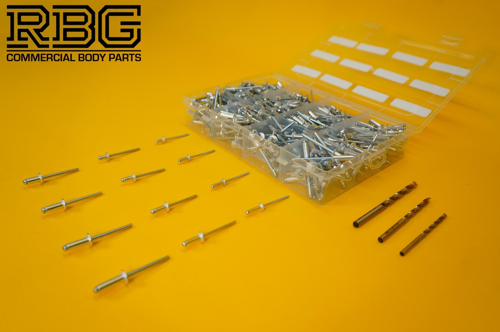 Blind Pop Rivets Assorted Aluminium Head Steel Shank 12Sizes + DORMER DRILL BITS