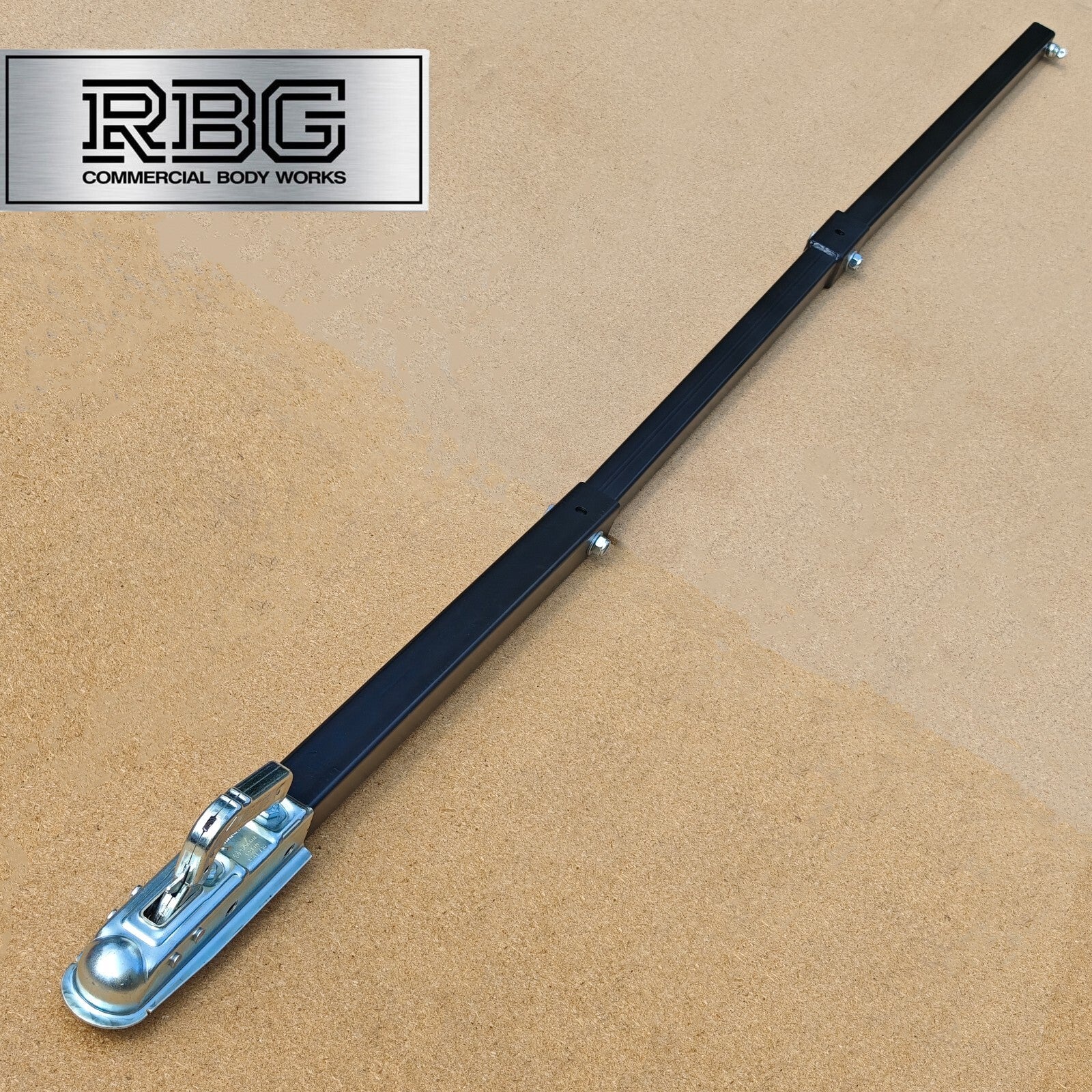 Vehicle Recovery Tow Pole 3.5Ton Ridged Towing Bar 2.6m 3500kg 3pc Steel Car Van