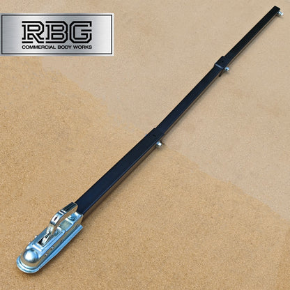 Vehicle Recovery Tow Pole 3.5Ton Ridged Towing Bar 2.6m 3500kg 3pc Steel Car Van