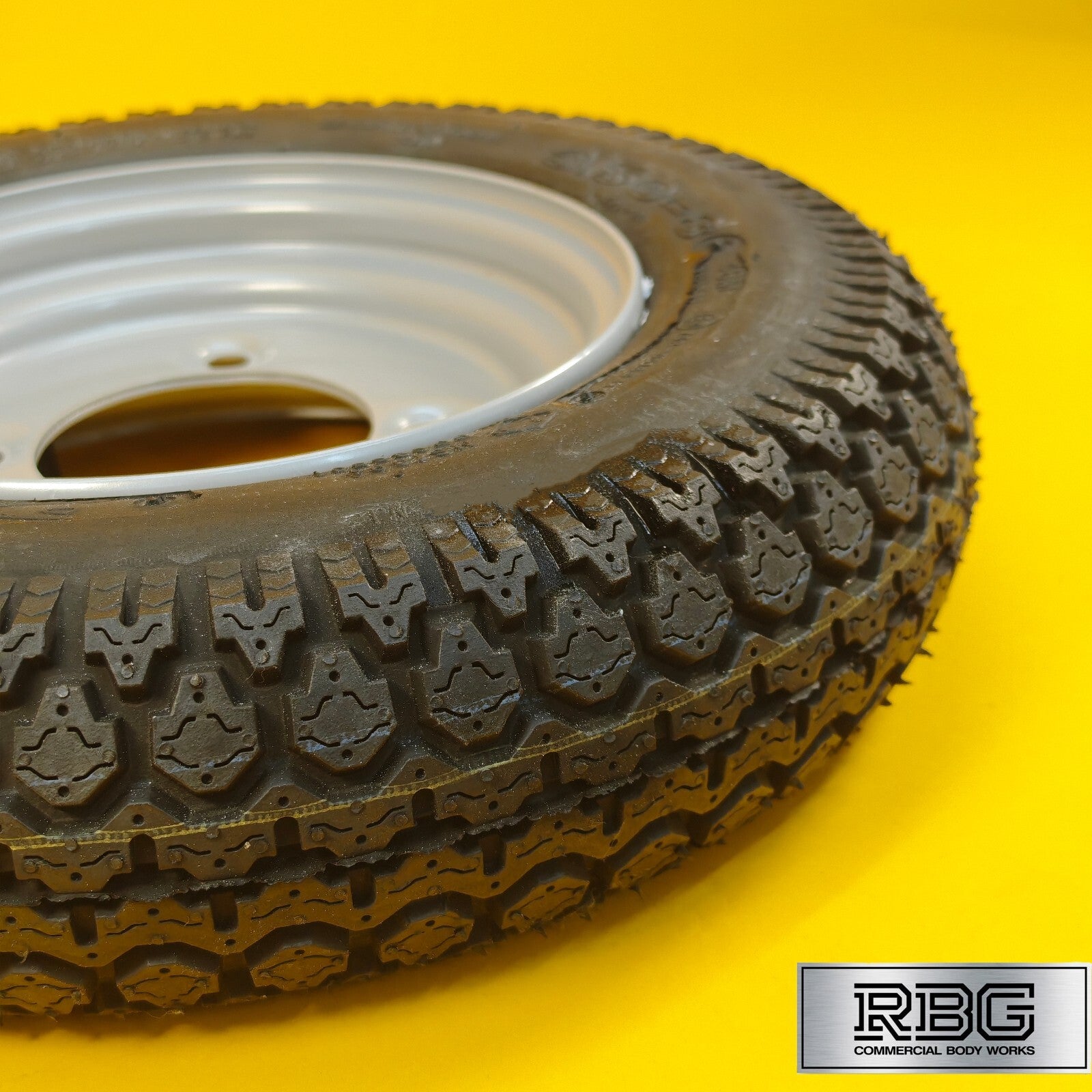 Spare Wheel & Tyre 3.50x8, 350x8 for Erde 102 Maypole 6810 115mm PCD Trailer UK