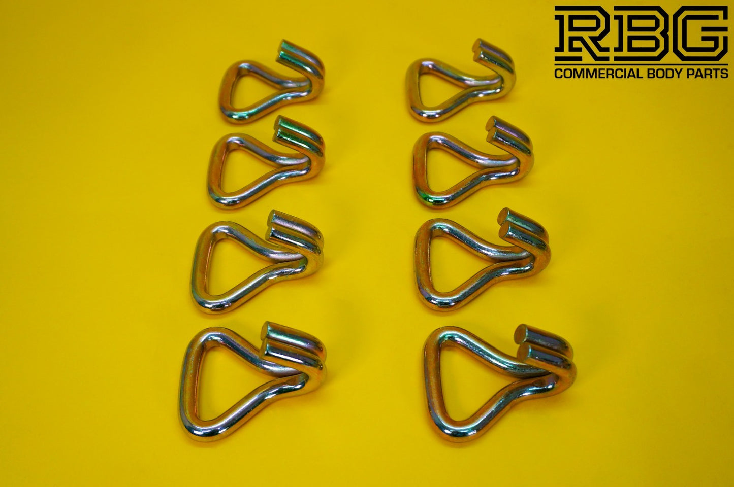 Recovery Ratchet Strap 5ton Over Wheel Tie Down Hi-Vis Yellow + Grip SET 4Pcs