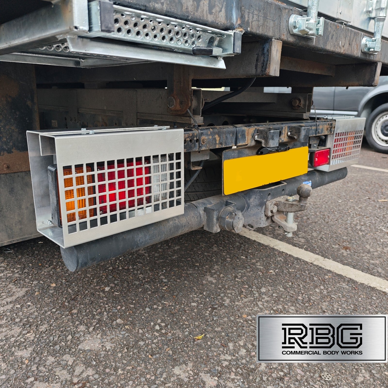 Light Guards for Mitsubishi Fuso THICK 3mm Galvanized Aluminum Truck Tipper UK