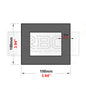 ALUMINIUM RECTANGULAR & SQUARE BOX SECTION Various Sizes Metric Free UK Delivery