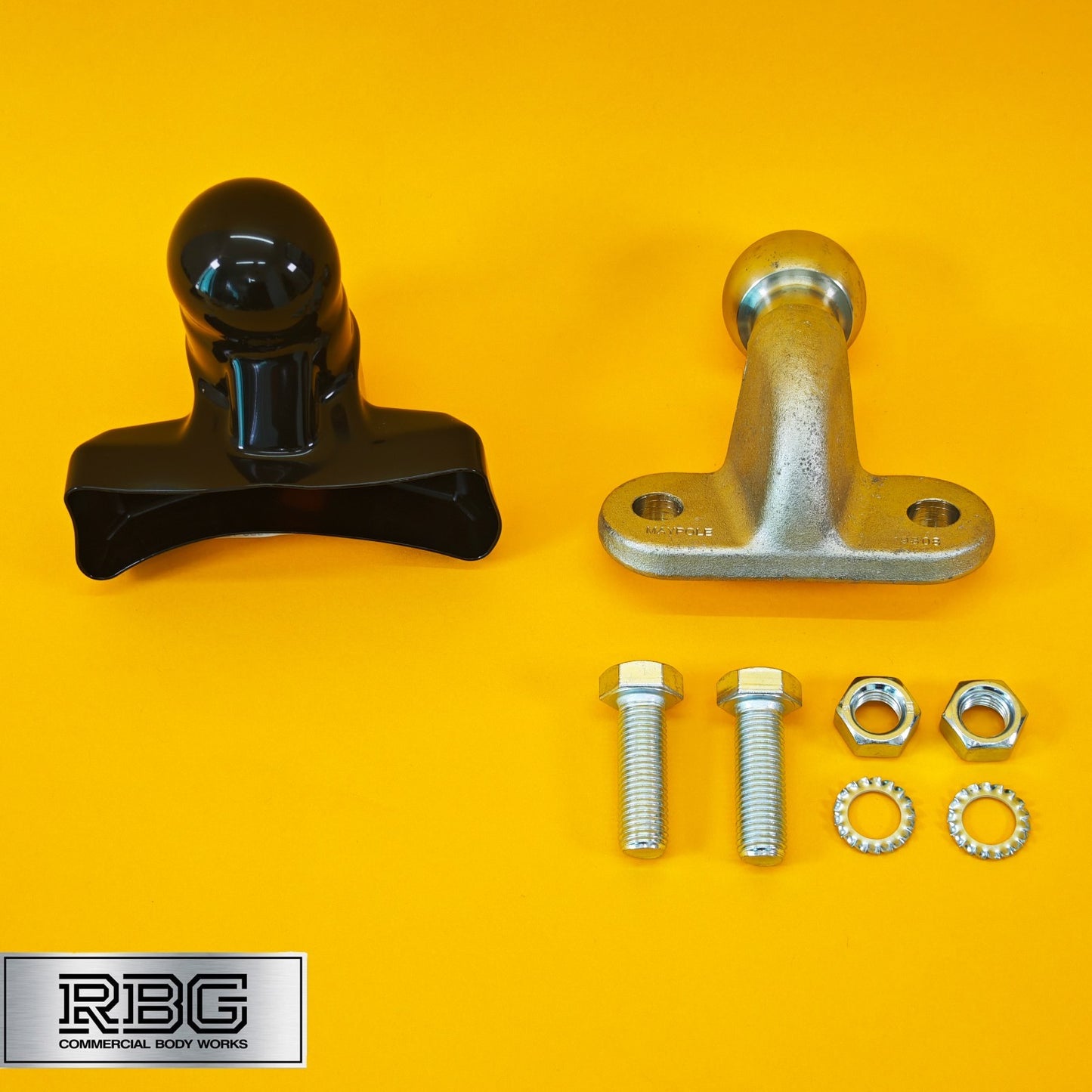 Tow Ball + Cover PVC With Reflector 50mm Tow Hitch Silver Heavy Duty Standard UK