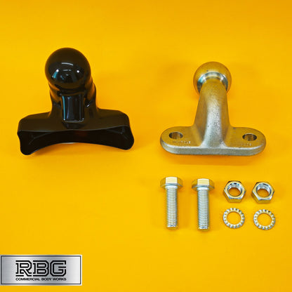 Tow Ball + Cover PVC With Reflector 50mm Tow Hitch Silver Heavy Duty Standard UK