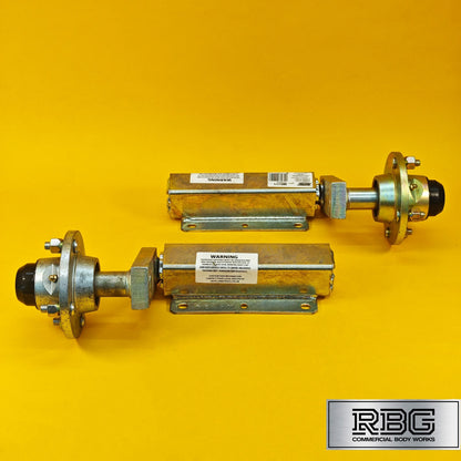 Suspension Unit & Hub 500kg PAIR Zinc Plated With 4 Studs On 4" PCD for Trailers