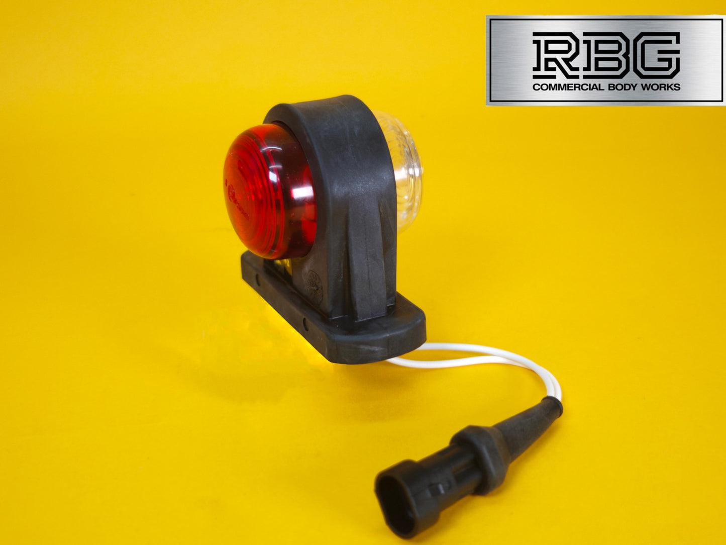 Corner Position Lamp + SuperSeal Socket Outline Marker Red White Lighting 12/24V