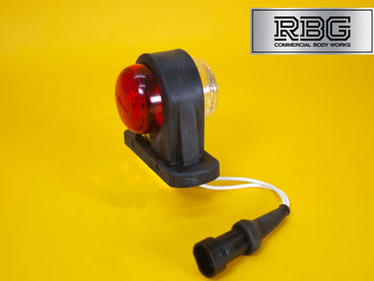 Corner Position Lamp + SuperSeal Socket Outline Marker Red White Lighting 12/24V