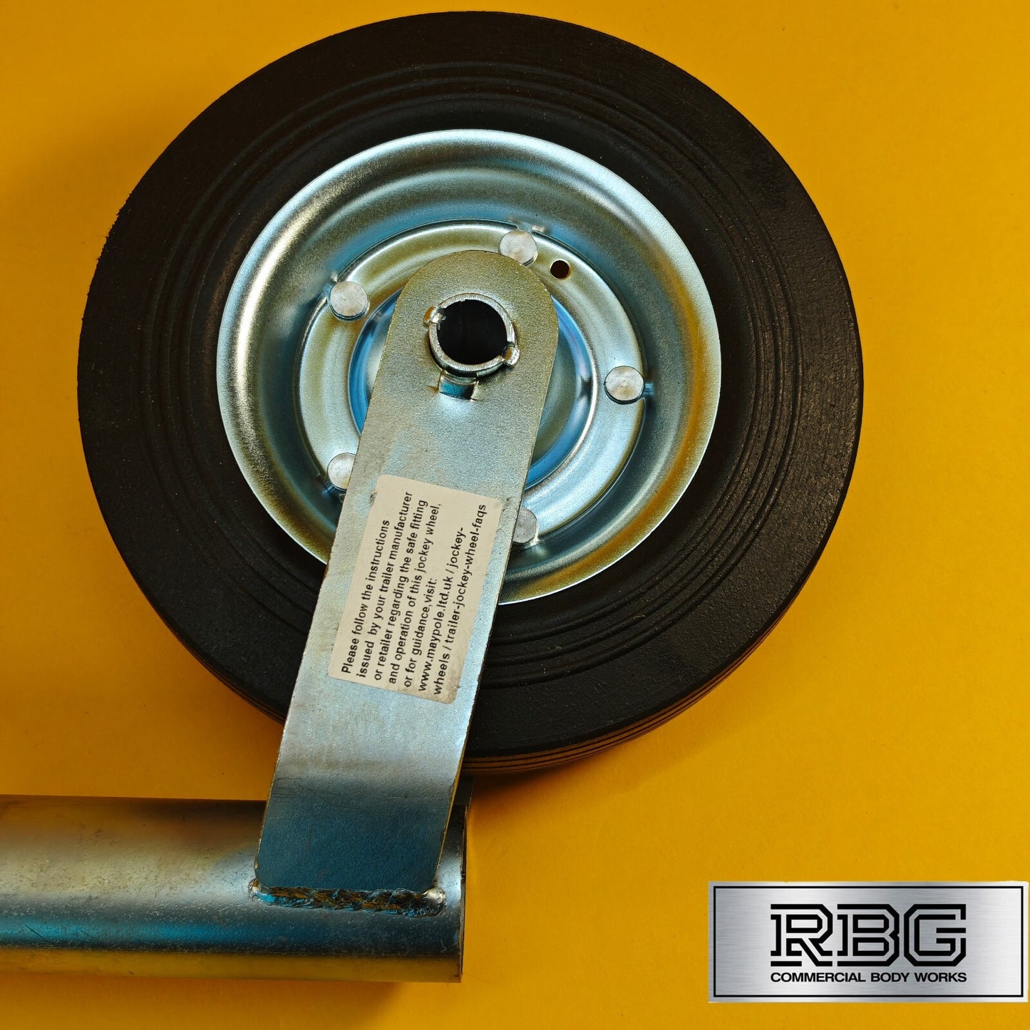 48mm Jockey Wheel For Trailer / Caravan 100Kg Telescoping 570mm-810mm Extension