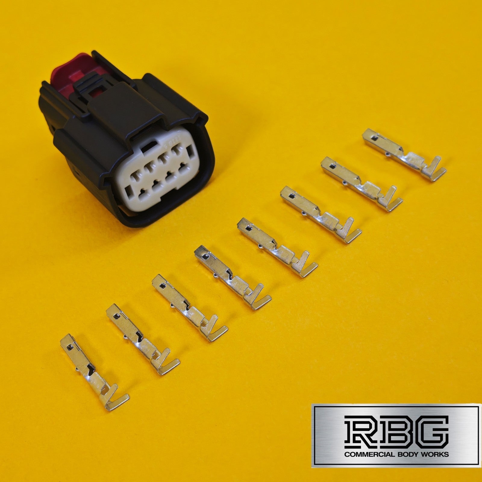 Ford Transit MK8 Wiring Loom Plug Black for Tail Light Lamp Tipper Recovery 8Pin