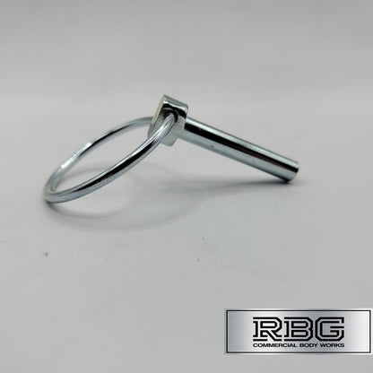 2x Lynch Pins Ø8 x 44.5mm Zinc Plated Steel Linch Pins Trailer, Tractor, Truck