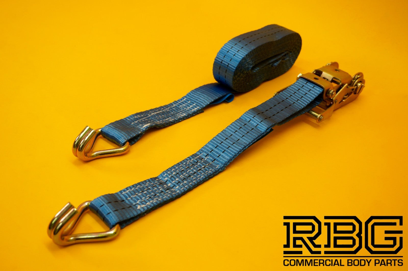 Tie Down Ratchet Strap 6m 2Ton Hi-Vis Blue Recovery Safety Strap Cargo Lashing