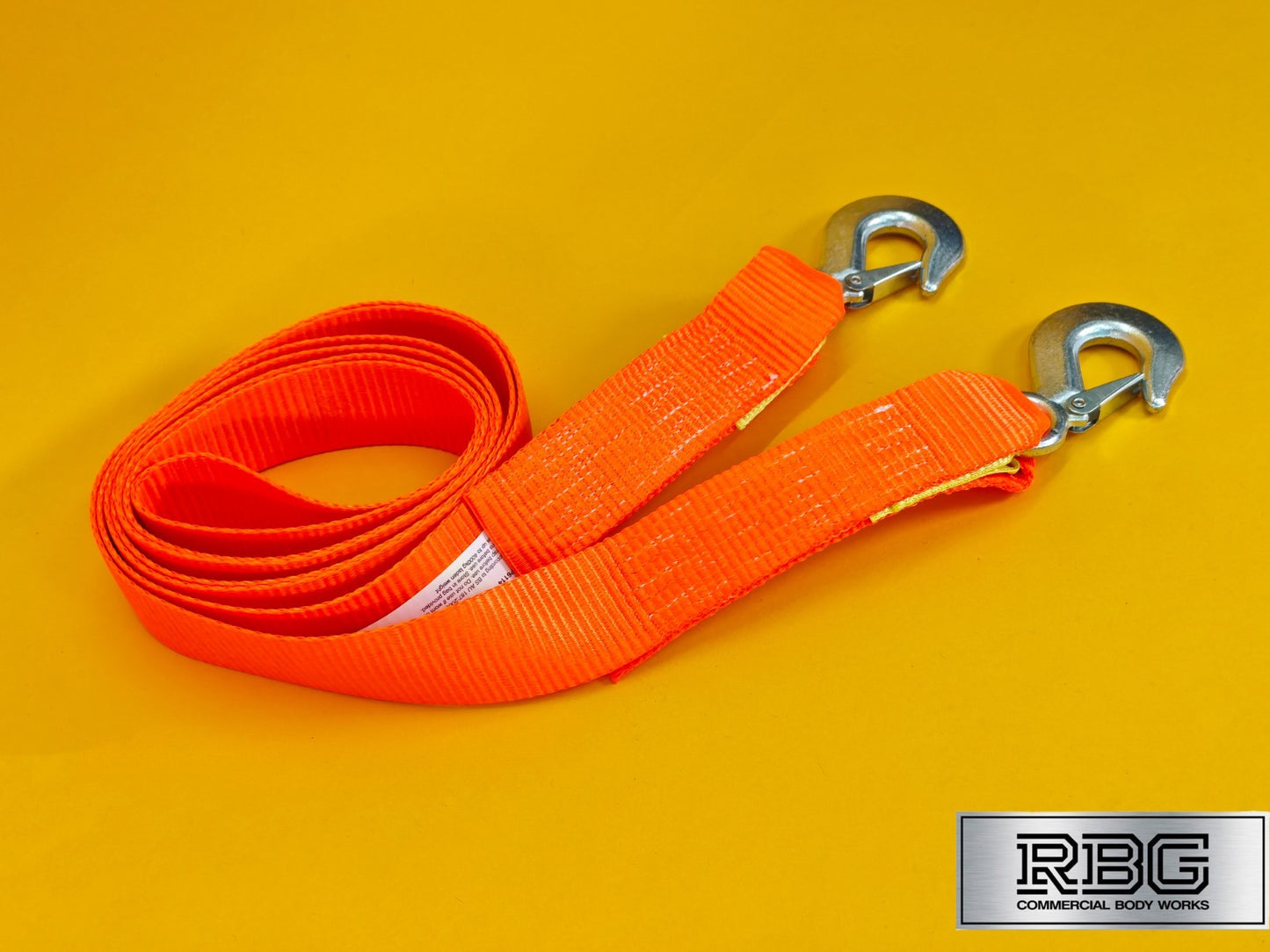 Recovery Towing Strap 4T Heavy Duty 2 Forged Steel Hooks Pull Rope 3.5m x 50mm
