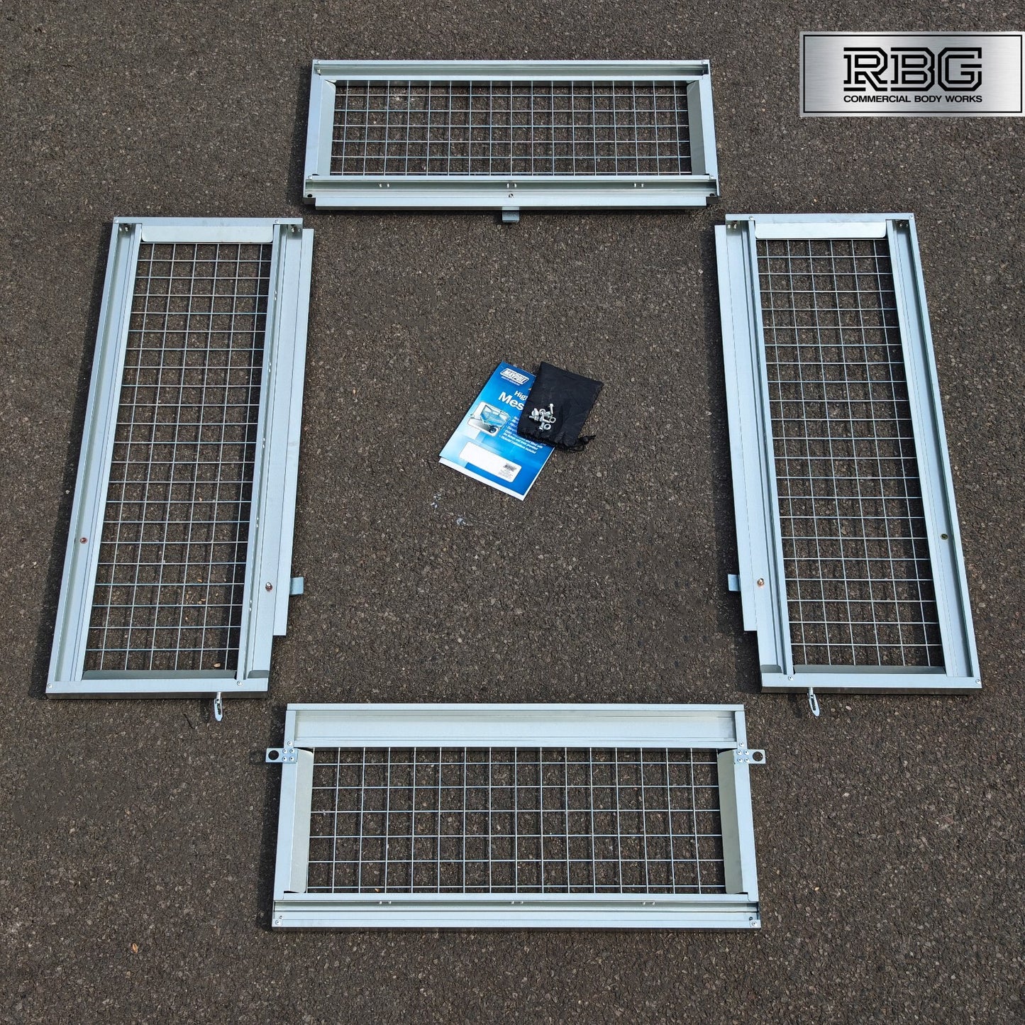 High Side Mesh Kit for Erde 122 & Maypole MP6812 Trailers Heavy Duty 440mm UK