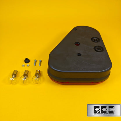 Rear Combination Lamp RIGHT HAND Radex Light for Trailer Caravan 5 Function 12V