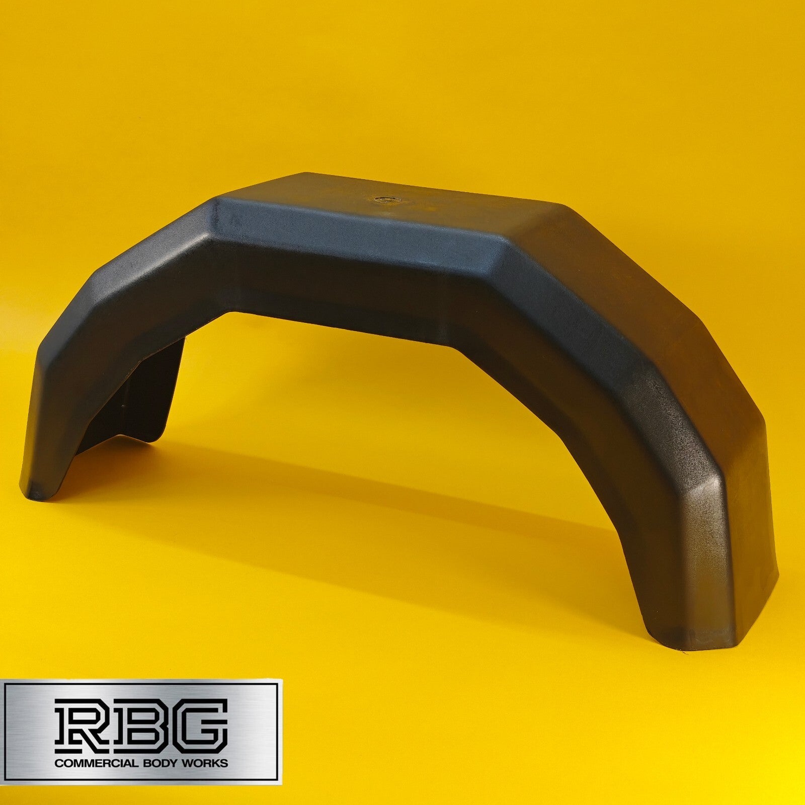 13 Inch Plastic Mudguard Single 760mm x 210mm for Trailer 13″ Wheels Black UK